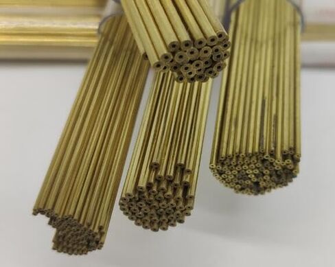 50pcs Single Hole Brass Tube For Drill Brass Electrode OD 1.6mm x 400mm For Drilling Piercing in Kuwait