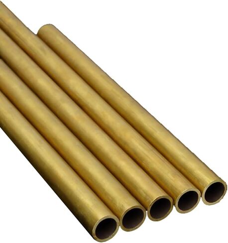 5pcs Brass Tube Set for Knife Clamps and Handles Round Tubing for DIY Project(15x16x100mm) in Kuwait