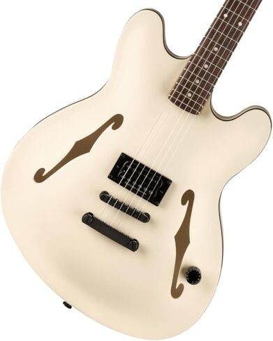 Fender Tom DeLonge Starcaster Semi-hollowbody Electric Guitar - Satin Olympic White in Saudi Arabia