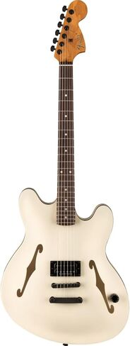 Fender Tom DeLonge Starcaster Semi-hollowbody Electric Guitar - Satin Olympic White in Saudi Arabia