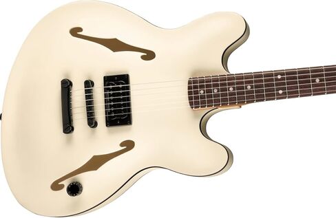 Fender Tom DeLonge Starcaster Semi-hollowbody Electric Guitar - Satin Olympic White in Saudi Arabia