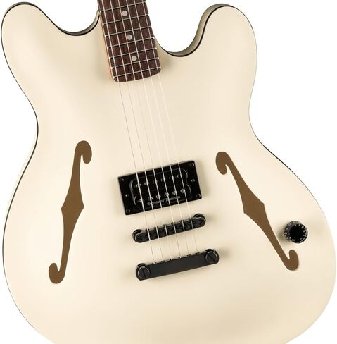Fender Tom DeLonge Starcaster Semi-hollowbody Electric Guitar - Satin Olympic White in Saudi Arabia