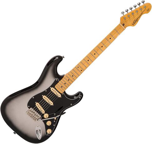 جيتار كهربائي مُعاد إصداره عتيق V6 ~ Silverburst in Kuwait