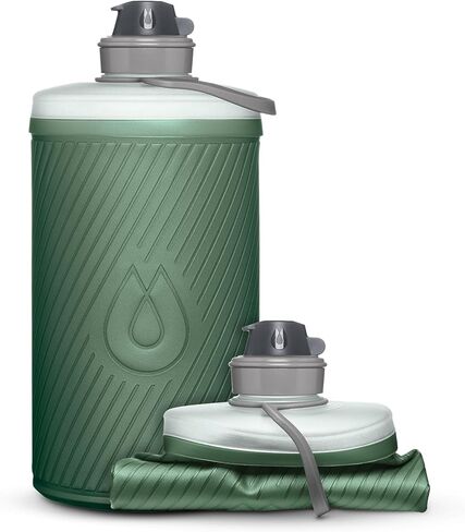 HydraPak Flux - Collapsible Backpacking Water Bottle (750ml, 1L, 1.5L) - BPA Free, Ultra Light, Spill-Proof Twist Cap in Saudi Arabia
