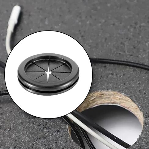 Rubber Grommets, 2 Inch 8-Pack, 1-11/16" ID, Grommets Wire Protector for Plugs Wire, Double-Sided Hole Plug for Home Office Equipment in Saudi Arabia