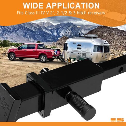 أقفال وصلة المقطورة، قفل وصلة مع قطر 5/8 بوصة ودبوس طويل 4 بوصة يناسب الفئة III IV V 2 بوصة 2-1/2 بوصة، 3 بوصة و3-1/2 بوصة، دبوس وصلة ربط مع حلقات دائرية مضادة للخشخشة لقارب شاحنة المقطورة (عبوة واحدة) in Kuwait