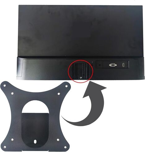 محول تركيب VESA، متوافق مع HP Series 5 23.8 27 بوصة 524sh 527sh M24h M27h FHD حامل شاشة يتصاعد على الذراع/المكتب in Kuwait