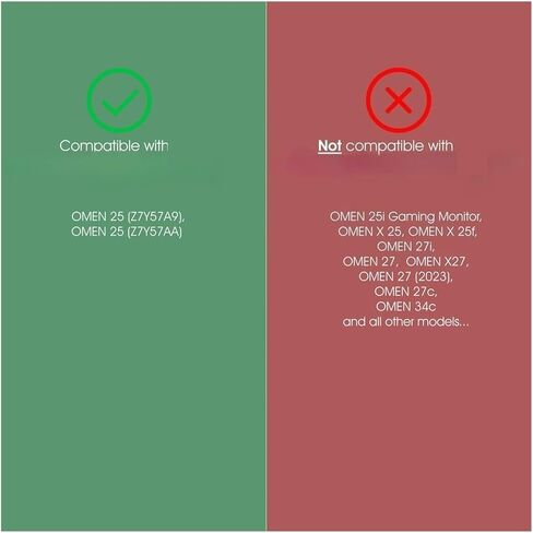 محول تثبيت على الحائط، متوافق مع HP OMEN 25 Z7Y57AA Z7Y57A9، حامل شاشة يتم تثبيته على الحامل/الذراع/المكتب in Kuwait