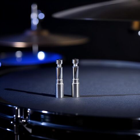 2Pcs Silver Drum Key Keys Tuning Drums Metal Drill Bit Percussion Part Accessory Tool Keychain Percussion Accessories Metal Wrench Cymbal and Accessories in Kuwait