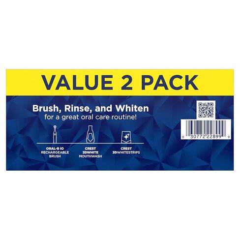 معجون أسنان كريست 3 دي وايت المتطور لتخفيف حساسية التبييض، نعناع ناعم، 3.3 أونصة، عبوة من قطعتين in Kuwait