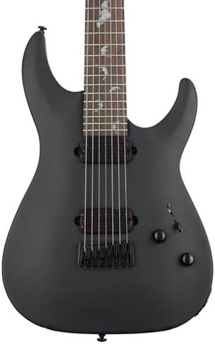 Schecter Damien-7 SBK Electric Guitar - Satin Black in Saudi Arabia