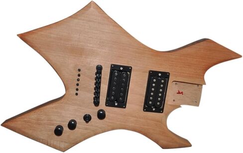 RSW DIY Electric Guitar Kit, Mahogany Body, Maple Neck, Rosewood Fretboard, 24 Frets, Right-Handed in Saudi Arabia