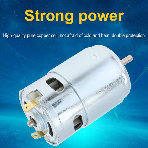 2 Pcs 895 DC Electric Motor 12-24V 10000-20000RPM High Torque Adjustable Double Ball Bearing Motor for DIY Small Drill Micro Machine Tool in Kuwait