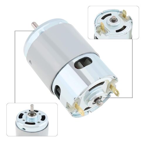2 Pcs 895 DC Electric Motor 12-24V 10000-20000RPM High Torque Adjustable Double Ball Bearing Motor for DIY Small Drill Micro Machine Tool in Kuwait