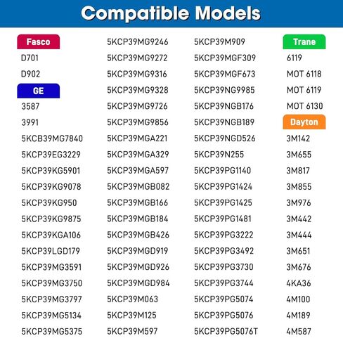 محرك منفاخ DL1056 1/2 حصان 1075 دورة في الدقيقة 3 سرعات 115 فولت 8 أمبير 48 إطار كم محمل، متوافق مع A.O.Smith DL1056 GE 3587 Fasco D701 Emerson Century Dayton (يتضمن مكثف) in Kuwait