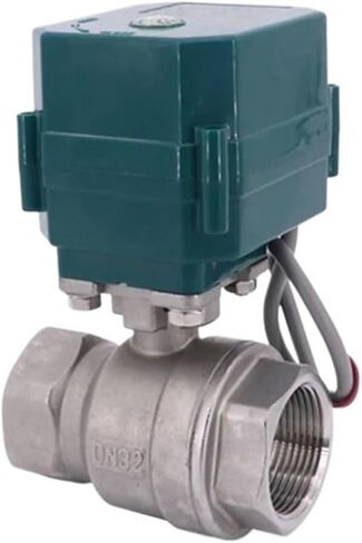 1PCS Ball Valve Stainless Steel DN15-50 Full bore high Torque Ball Valve 2/3 line Actuator AC220V DC24V DC12V(1/2",DC24V_CR01) in Kuwait