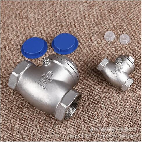 Stainless Steel DN15 DN20 DN25 PN16 CF8M Female Threaded Check Valve High Pressure Swing Check Valve 200PSI(1/2") in Kuwait
