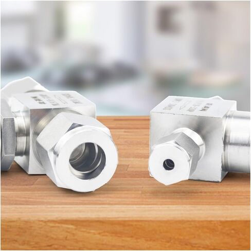 Fit 3/6/8/10/12mm 1/2" OD Tube Compression 304 Stainless Steel Valve Flow Regulating Metering(Straight Type,6mm) in Kuwait