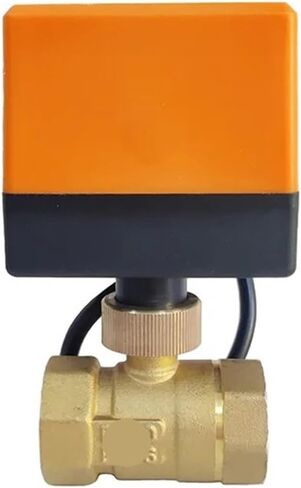 1PCS DN20 Ball Valve with Motor 3 Wire Brass Ball Valve Drive Crane 220V 24V 12V Water Valve(24VDC) in Kuwait