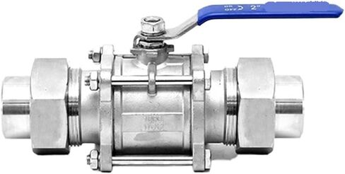 1PCS 1/2" 3/4" 1" 1-1/4" 1-1/2" 2" Three-Piece Double Outer Wire Welded Sleeve Ball Valve Three-Piece Ball Valve Welded Ball Valve(3/4") in Kuwait