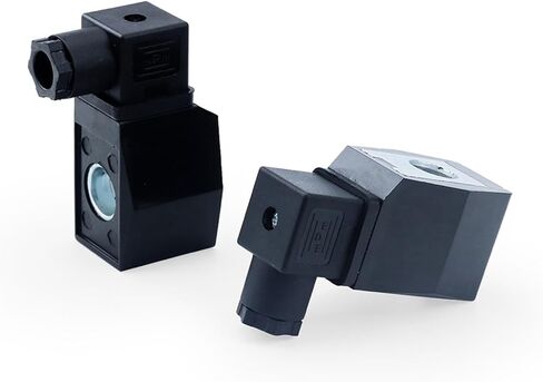 Waterproof Copper Coil 110V/220V/12V/24V for Solenoid Valve DN8 DN10 DN15 DN20 DN25 DN32 Inner Hole 9/16mm IP65(1/4",12VDC) in Kuwait