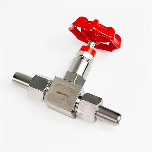 1PCS 1/4" 3/8" 1/2" 304 Stainless Steel Stop Valve J23W-160P External Thread Welding Welding Valve(3/8") in Kuwait