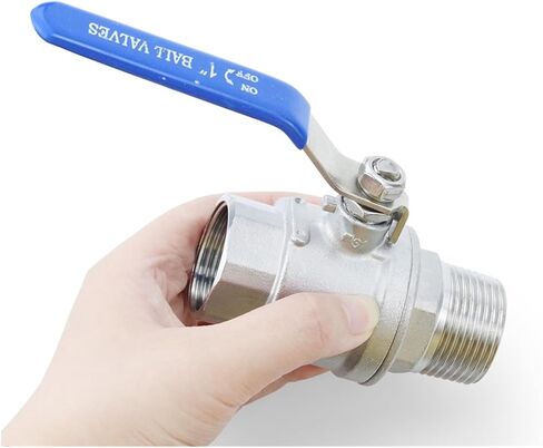 1" 2" Female to Male Thread 304 Stainless Steel Two Piece Ball Valve DN15/DN32/DN40 for Water Oil Gas(1-1/2") in Kuwait