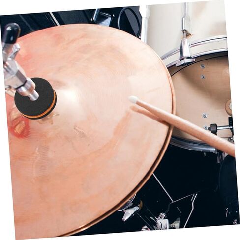 Totority 10Pcs Drum Set Cymbal Felt Pads Anti-skid Cushions Protective Replacement for Standard Drum Kits Enhance Sound Quality and Prevent Collision in Saudi Arabia