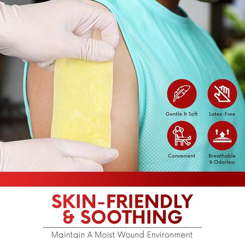 HEALQU Xeroform Petrolatum Dressing 5x9 - صندوق مكون من 25 وسادة شاش غير ملتصقة للجروح منخفضة الإفراز - رقعة شاش شبكية دقيقة معقمة للعناية بالجروح والتمزقات والحروق وترقيع الجلد in Saudi Arabia
