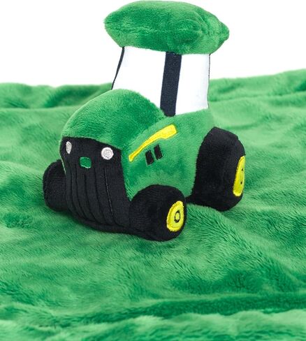 John Deere Tractor Newborn Baby Boys Security Blanket Green One Size in Saudi Arabia
