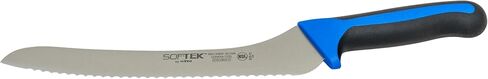 Winco SofTek, 9" Offset Utility/Bread Knife, Soft Grip Handle in Saudi Arabia