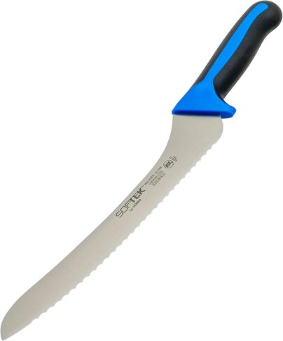 Winco SofTek, 9" Offset Utility/Bread Knife, Soft Grip Handle in Saudi Arabia
