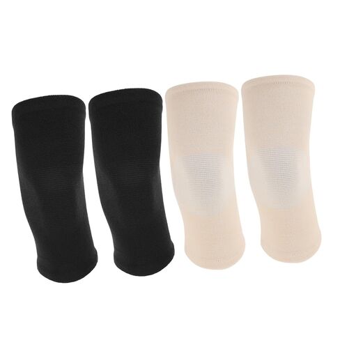 2pairs Warm Knee Pads Design Breathable and Comfortable Sleeves for Fleece Material for Outdoor Sports and Daily Activities Skin Tone in Saudi Arabia