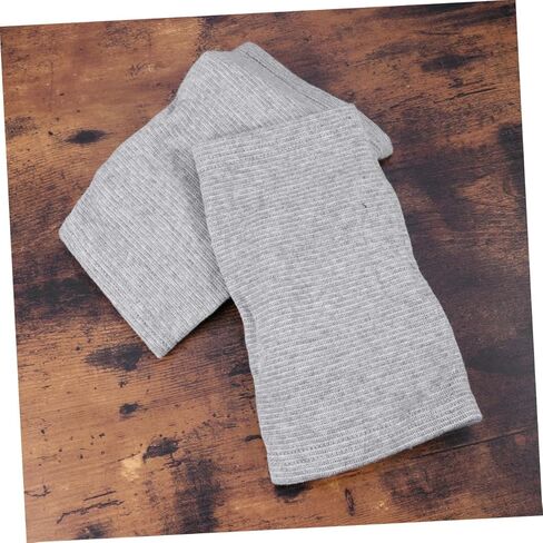 Breathable Elastic Knee Pad Sleeve with Thick Sponge Protection for Sports and Dance Non-slip Support Cover for Running Volleyball Basketball Cycling Xs Grey Pair in Saudi Arabia