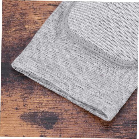 Breathable Elastic Knee Pad Sleeve with Thick Sponge Protection for Sports and Dance Non-slip Support Cover for Running Volleyball Basketball Cycling Xs Grey Pair in Saudi Arabia