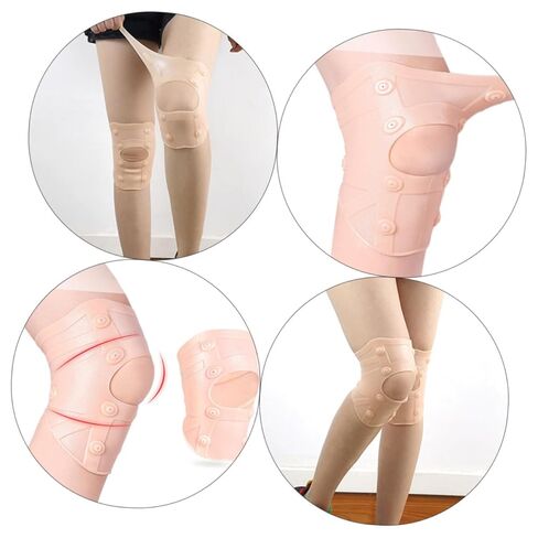 BESPORTBLE 1pc Compression Knee Strap Magnetic Support for Sports Ergonomic Design Knee Protector for Outdoor Activities Sebs Material for Comfort and Safety in Saudi Arabia