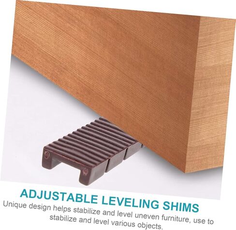 Vaguelly 20pcs Adjustable Furniture Leveling Shims Plastic Foot Cushion for Cabinets and Tables Height Adjustable Pads for Uneven Floors for Home Use in Saudi Arabia