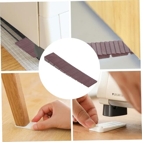 Vaguelly 20pcs Adjustable Furniture Leveling Shims Plastic Foot Cushion for Cabinets and Tables Height Adjustable Pads for Uneven Floors for Home Use in Saudi Arabia