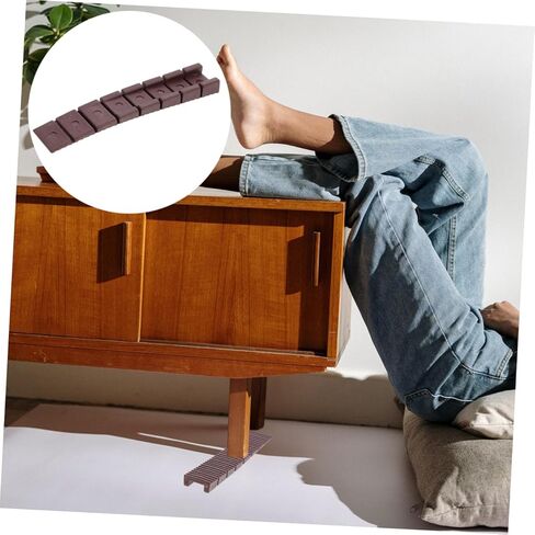 Vaguelly 20pcs Adjustable Furniture Leveling Shims Plastic Foot Cushion for Cabinets and Tables Height Adjustable Pads for Uneven Floors for Home Use in Saudi Arabia
