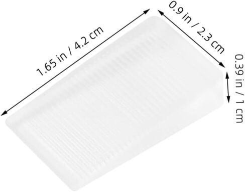 12pcs Flexible Table Wedge Adhesive Shims for Leveling Stabilizing PVC Material Easy Installation in Saudi Arabia