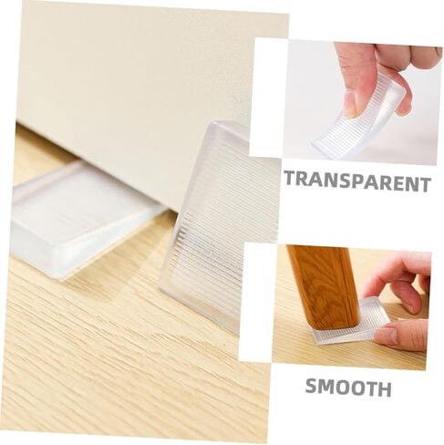 12pcs Flexible Table Wedge Adhesive Shims for Leveling Stabilizing PVC Material Easy Installation in Saudi Arabia
