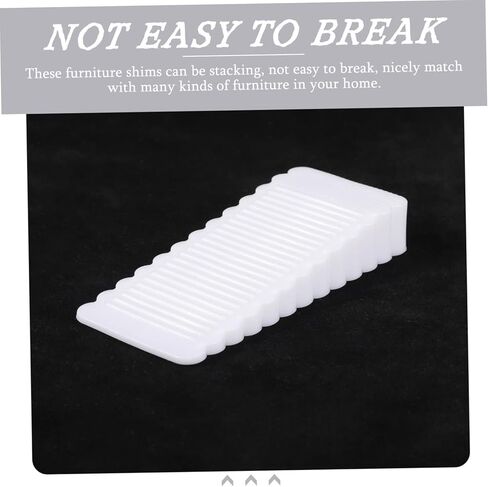 Holibanna 4Pcs Rubber Furniture Leveling Shims for Tables and Sofas Adjustable Height Wedges Non-Slip Pads for Cabinet and Door Support in Kuwait