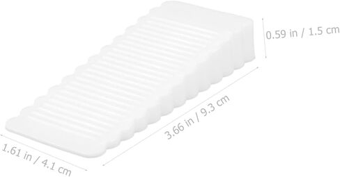 Holibanna 4Pcs Rubber Furniture Leveling Shims for Tables and Sofas Adjustable Height Wedges Non-Slip Pads for Cabinet and Door Support in Kuwait