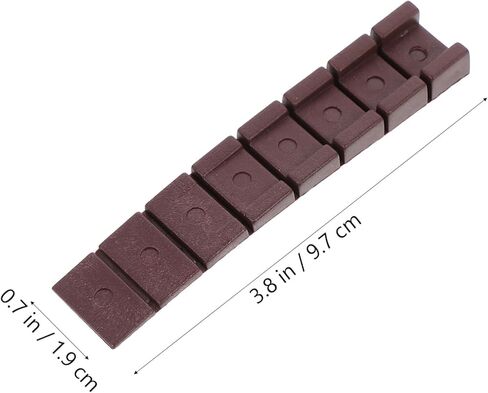 KALLORY 20pcs Adjustable Furniture Leveling Shims DIY Sofa Foot Pads for Uneven Floors Sturdy Plastic Leveling Pads for Cabinets and Chairs in Saudi Arabia