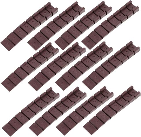 KALLORY 20pcs Adjustable Furniture Leveling Shims DIY Sofa Foot Pads for Uneven Floors Sturdy Plastic Leveling Pads for Cabinets and Chairs in Saudi Arabia