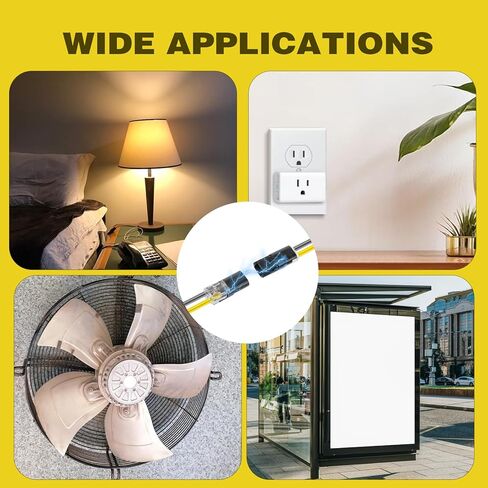 80 Pcs Double Wire Plug in Connector with Locking Buckle, 2-Pin Low Voltage Wire Connector Small Led Light Strip Connectors, Quick Splice Clips Fast Connect Plugs, No Wire Stripping Cutting in Saudi Arabia