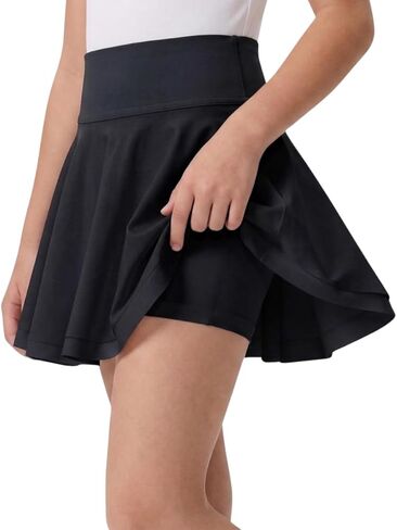 Girls Athletic Skirt with Built-in Shorts – Double Layer Lightweight Summer Skort in Saudi Arabia