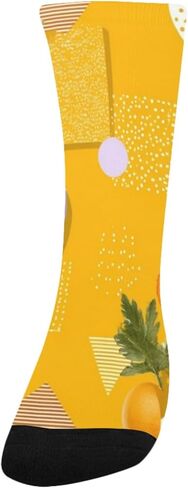 Orange Poppy Pop Hiking Socks - Toddler Boys & Girls Warm Thick Thermal Winter Crew Socks for School, Daily Wear & Outdoor Activities in Kuwait