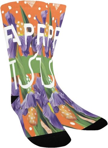 Modern Easter Art Orange Hiking Socks - Toddler Boys & Girls Warm Thick Thermal Winter Crew Socks for School, Daily Wear & Outdoor Activities in Kuwait