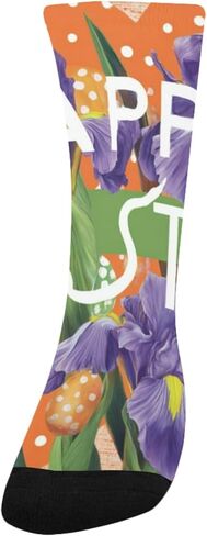Modern Easter Art Orange Hiking Socks - Toddler Boys & Girls Warm Thick Thermal Winter Crew Socks for School, Daily Wear & Outdoor Activities in Kuwait